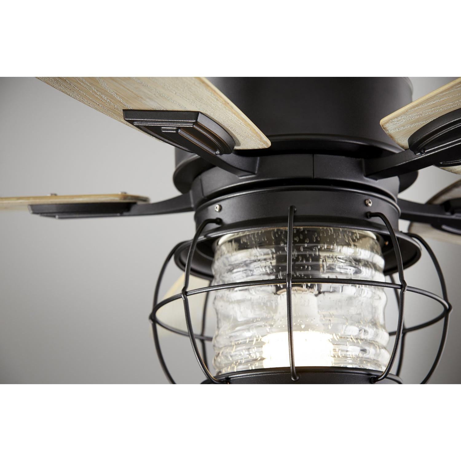 Quorum Galveston 13525-69 Patio Fan - Textured Black