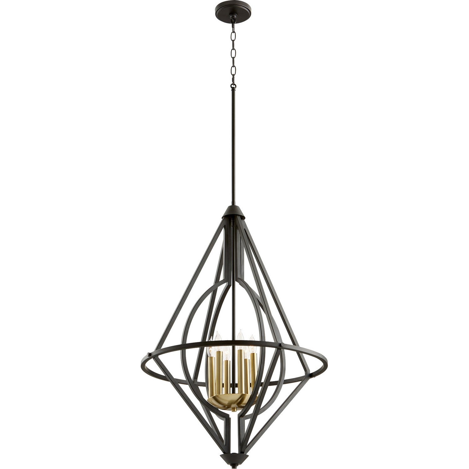 Quorum 8065-6-69 Pendant - Textured Black