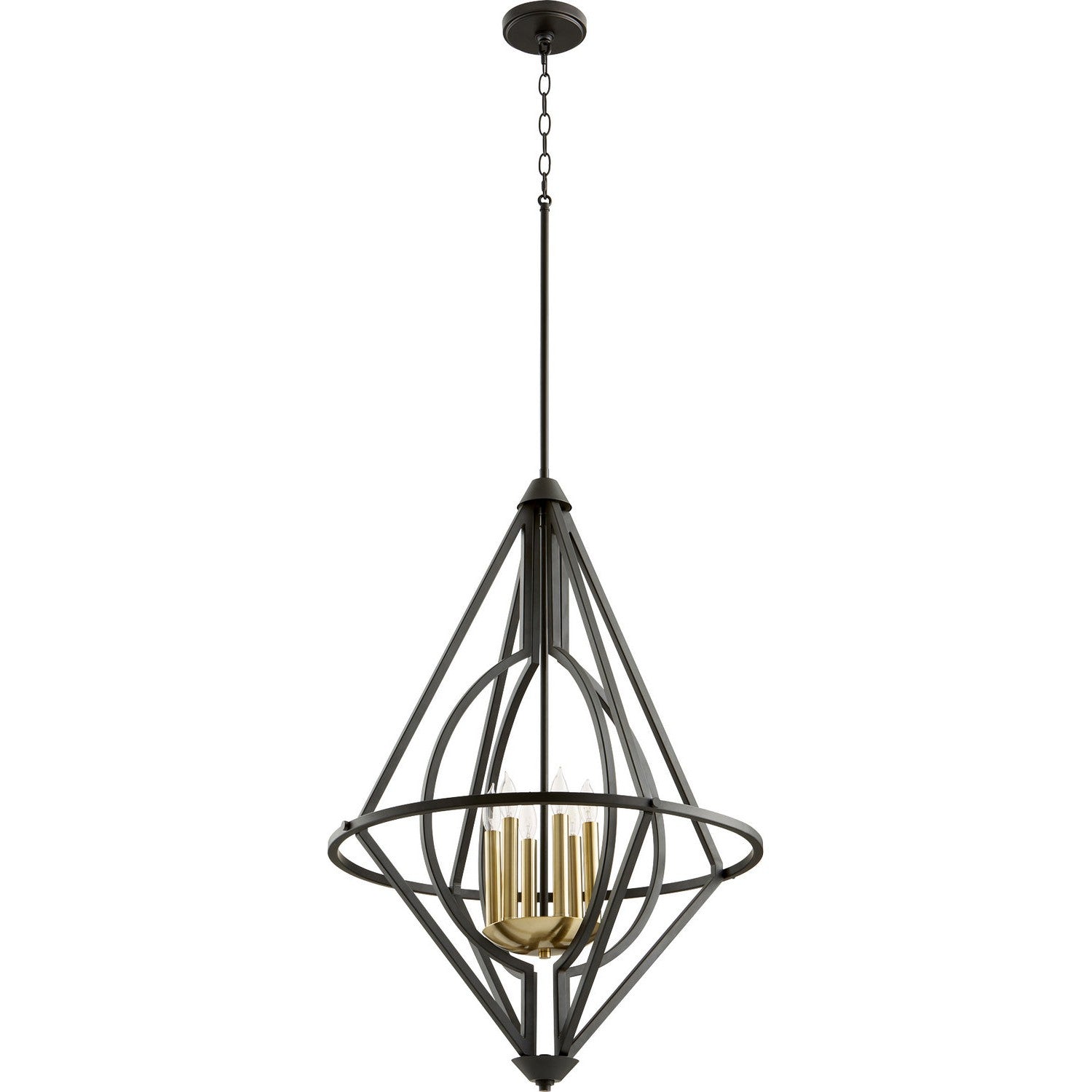 Quorum 8065-6-69 Pendant - Textured Black