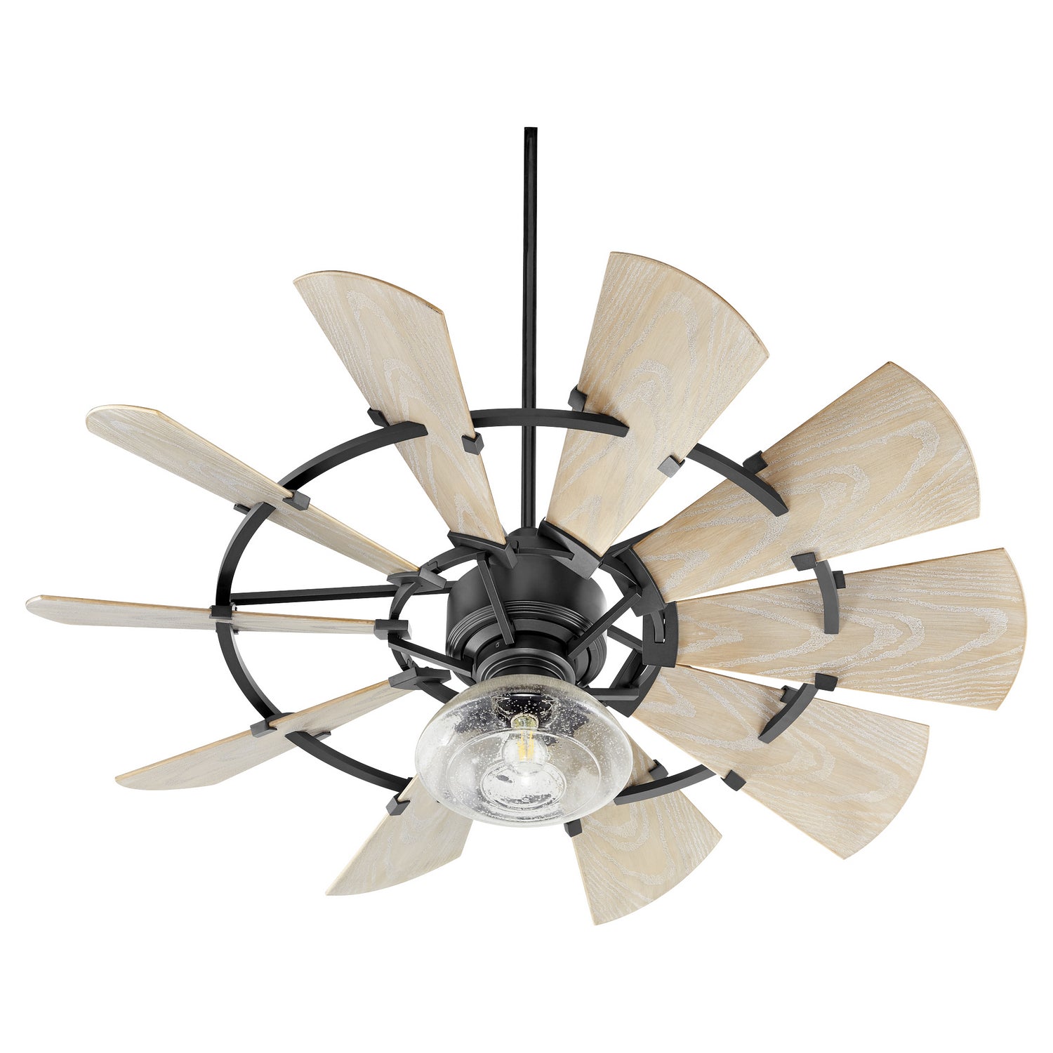 Quorum Windmill 195210-69 Patio Fan - Textured Black