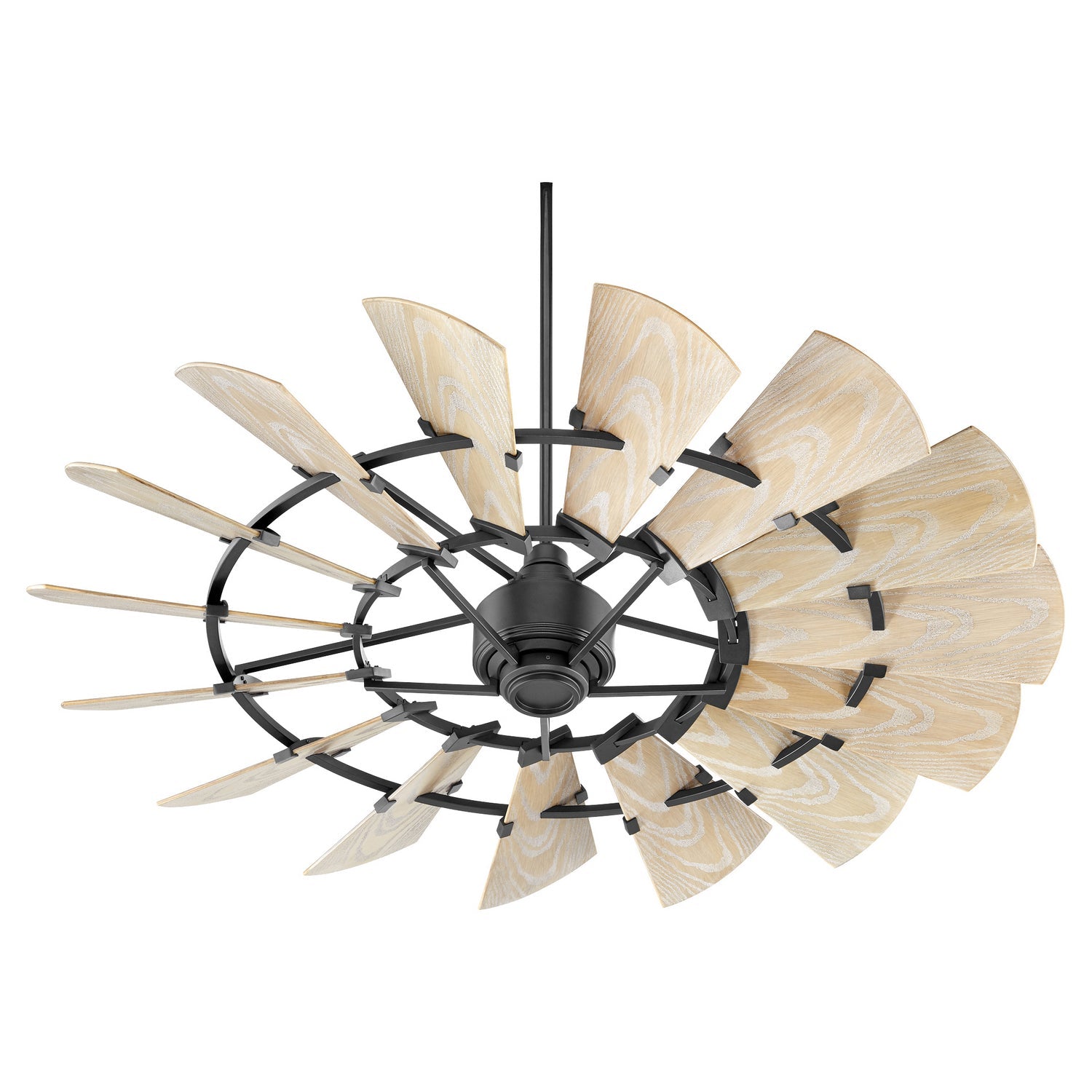 Quorum Windmill 196015-69 Patio Fan - Textured Black