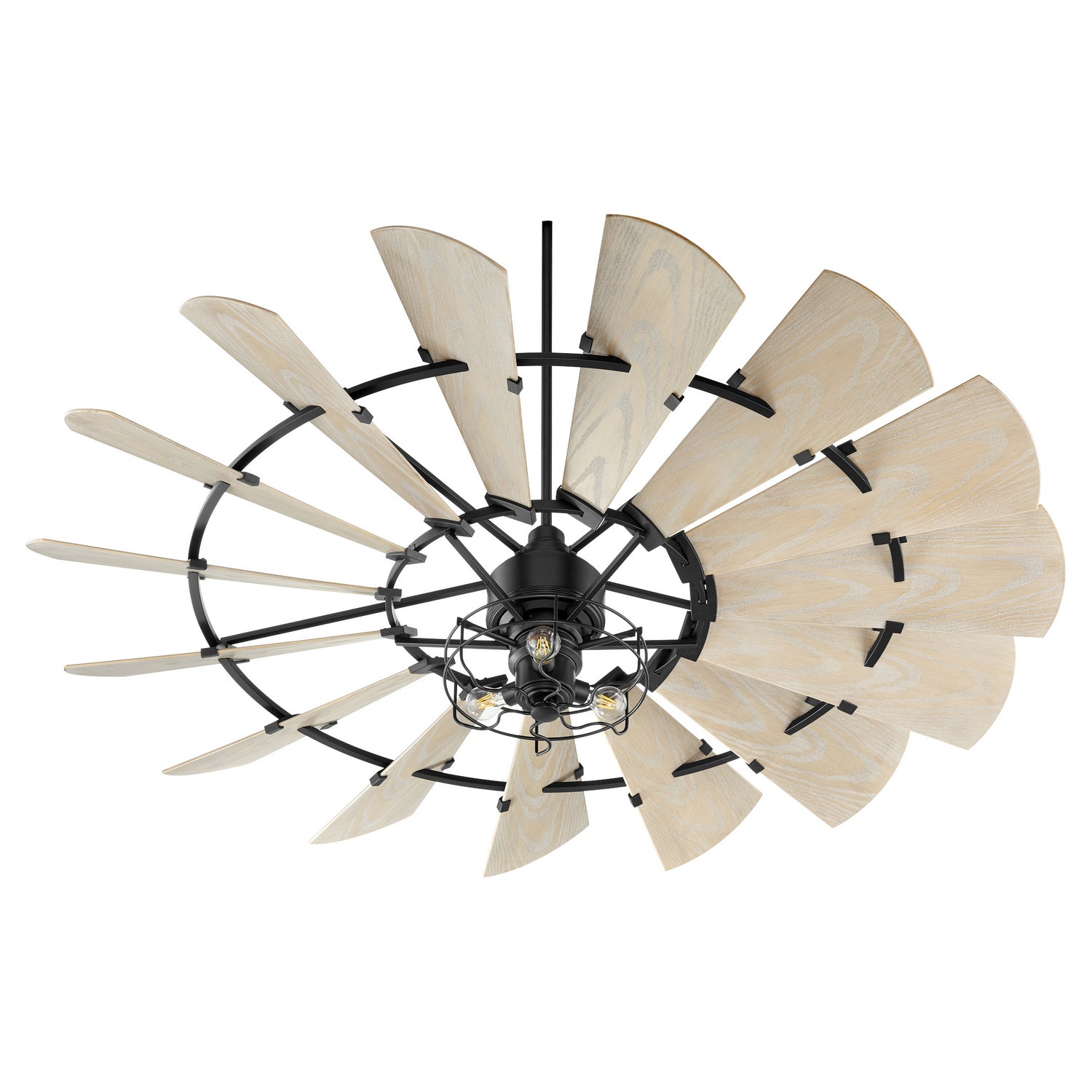 Quorum Windmill 197215-69 Patio Fan - Textured Black
