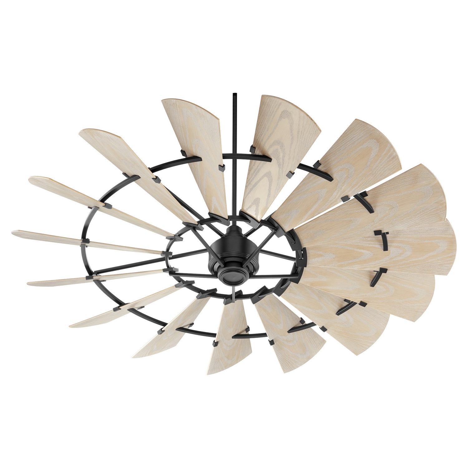 Quorum Windmill 197215-69 Patio Fan - Textured Black