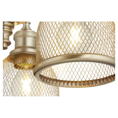 Quorum Omni 6212-3-80 Chandelier - Aged Brass