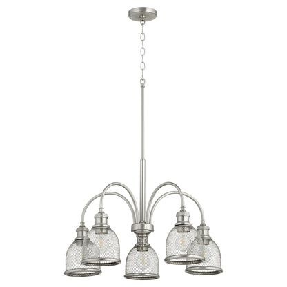 Quorum Omni 6212-5-65 Chandelier - Satin Nickel