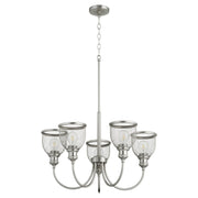 Quorum Omni 6212-5-65 Chandelier - Satin Nickel