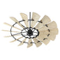 Quorum Windmill 97215-69 Ceiling Fan 72 Inch No Light Modern Farmhouse - Textured Black