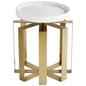 Cyan Design 10053 Canterbury Side Table - Aged Brass