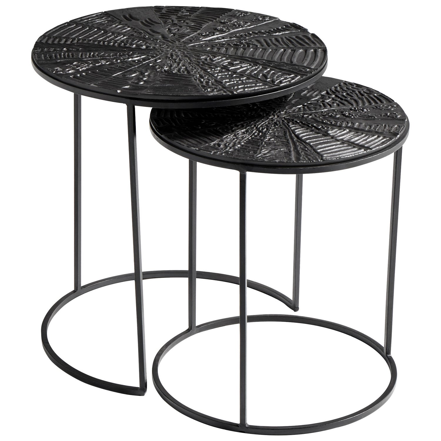 Cyan Design 10090 Quantum Nesting Tables - Bronze And Black