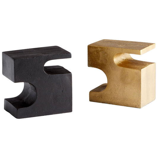 Cyan Design 10091 Two-Piece Bookends - Bronze And Brass