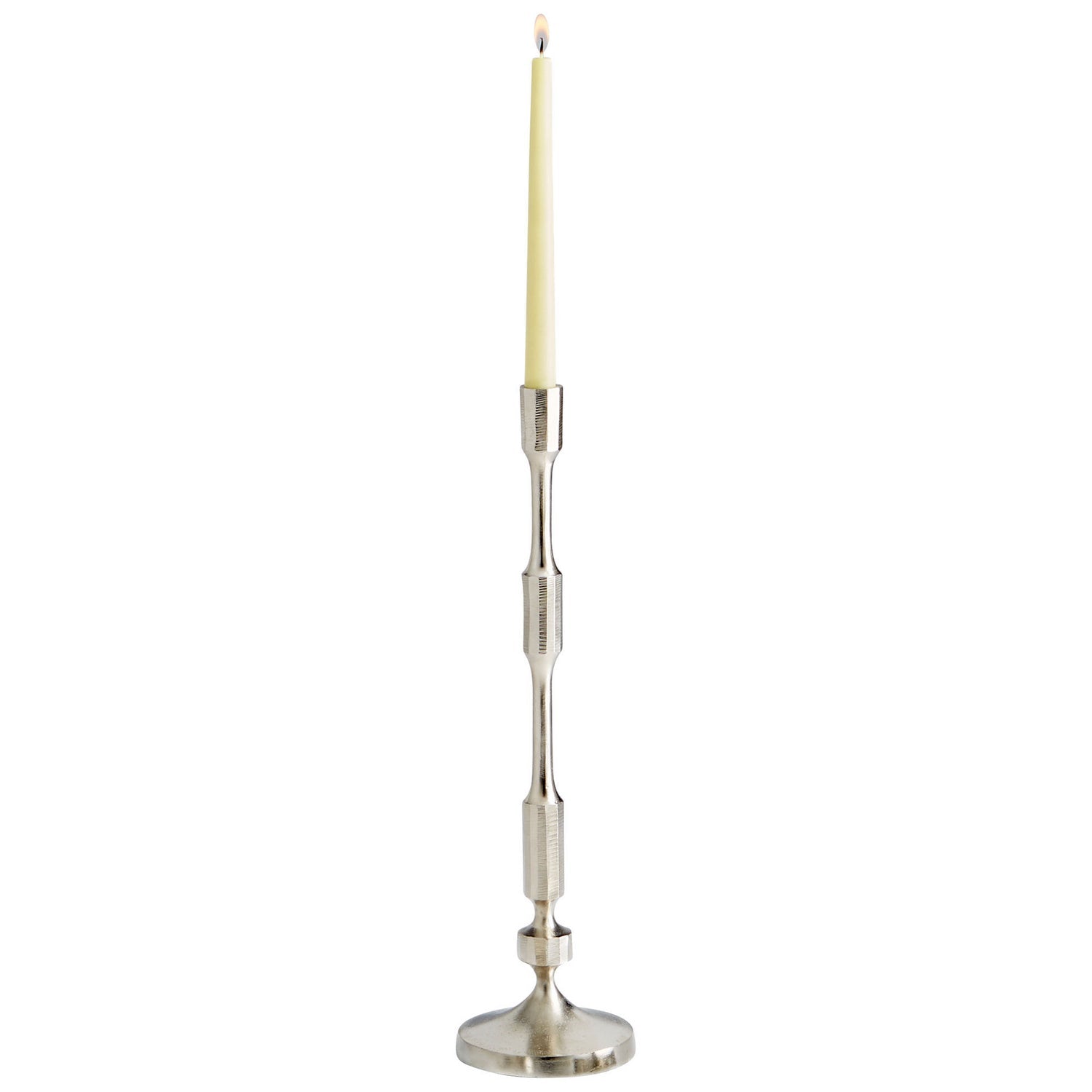 Cyan Design 10207 Cambria Candleholder - Nickel - Large