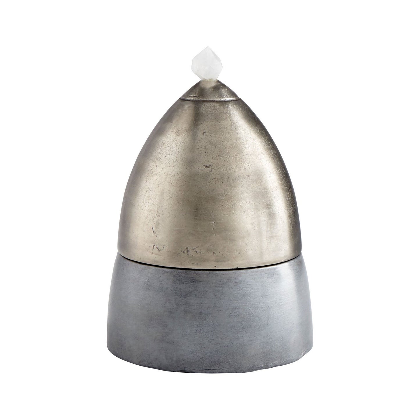 Cyan Design 10210 Chestnut Container - Antique Nickel - Large