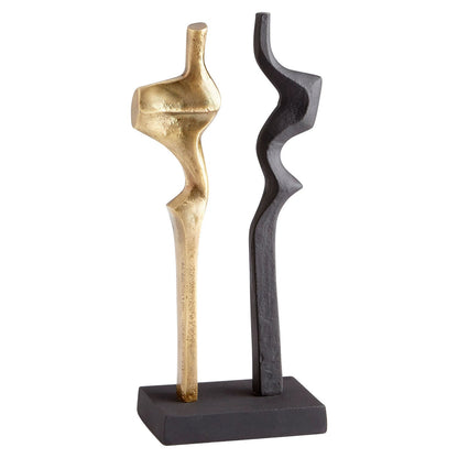 Cyan Design 10219 Britons Sculpture - Antique Brass And Black