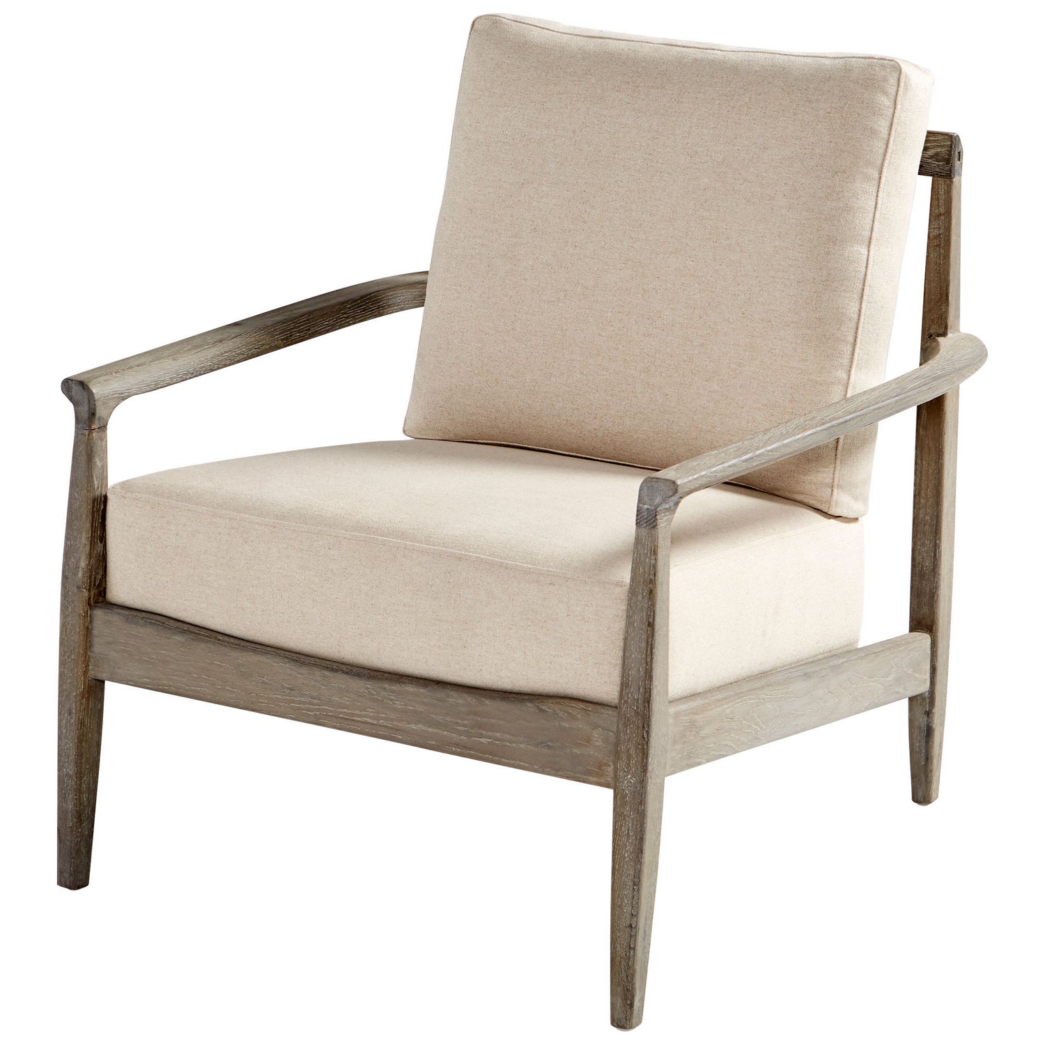 Cyan Design 10229 Astoria Chair - Weathered Oak And Tan
