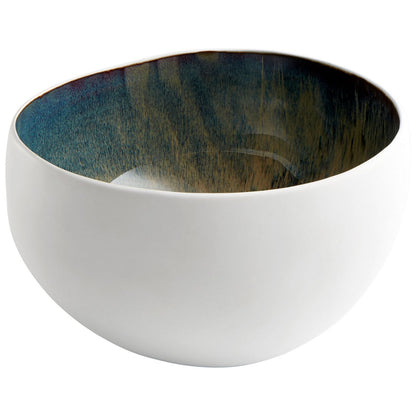 Cyan Design 10254 Android Bowl - White And Oyster - Small