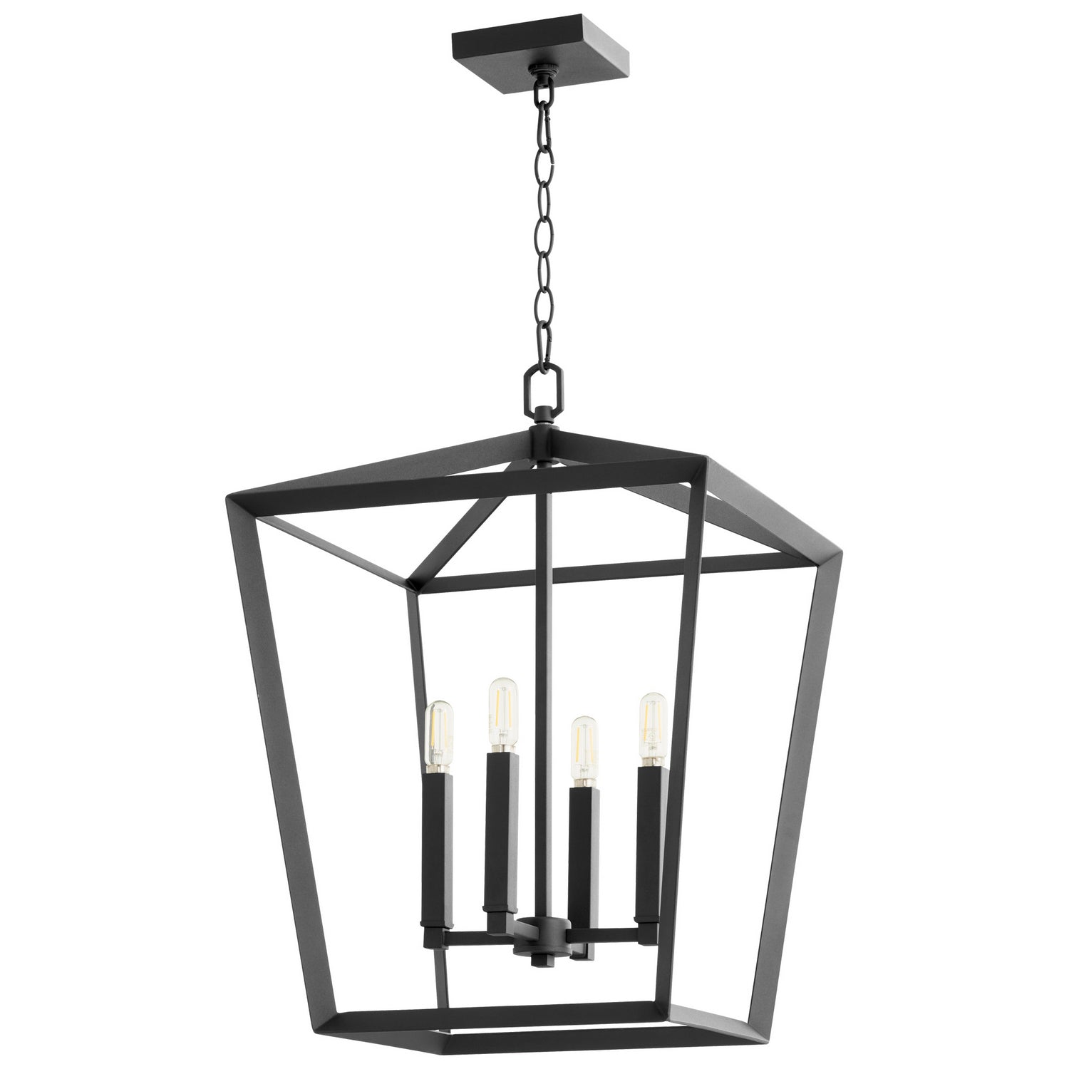 Cyan Design 10375 Hyperion Chandelier - 4-Light - Black - Large