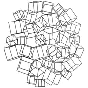 Cyan Design 10399 Cubed Wreath Wall Art - Black