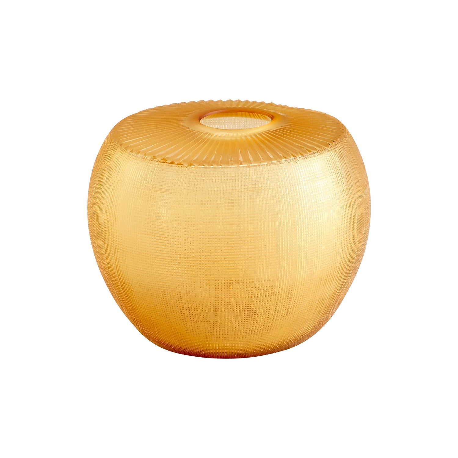 Cyan Design 10458 Sun Flower Vase - Amber - Small