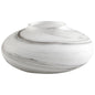 Cyan Design 10467 Moon Mist Vase - White And Black Swirl - Small