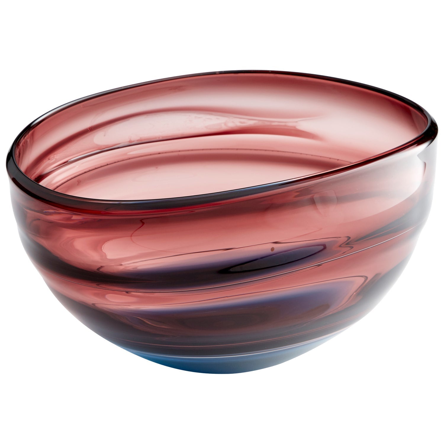 Cyan Design 10494 Danica Bowl - Plum And Blue