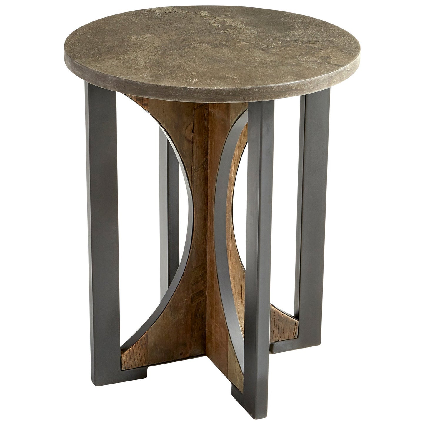 Cyan Design 10503 Savannah Side Table - Bronze And Dark Elm
