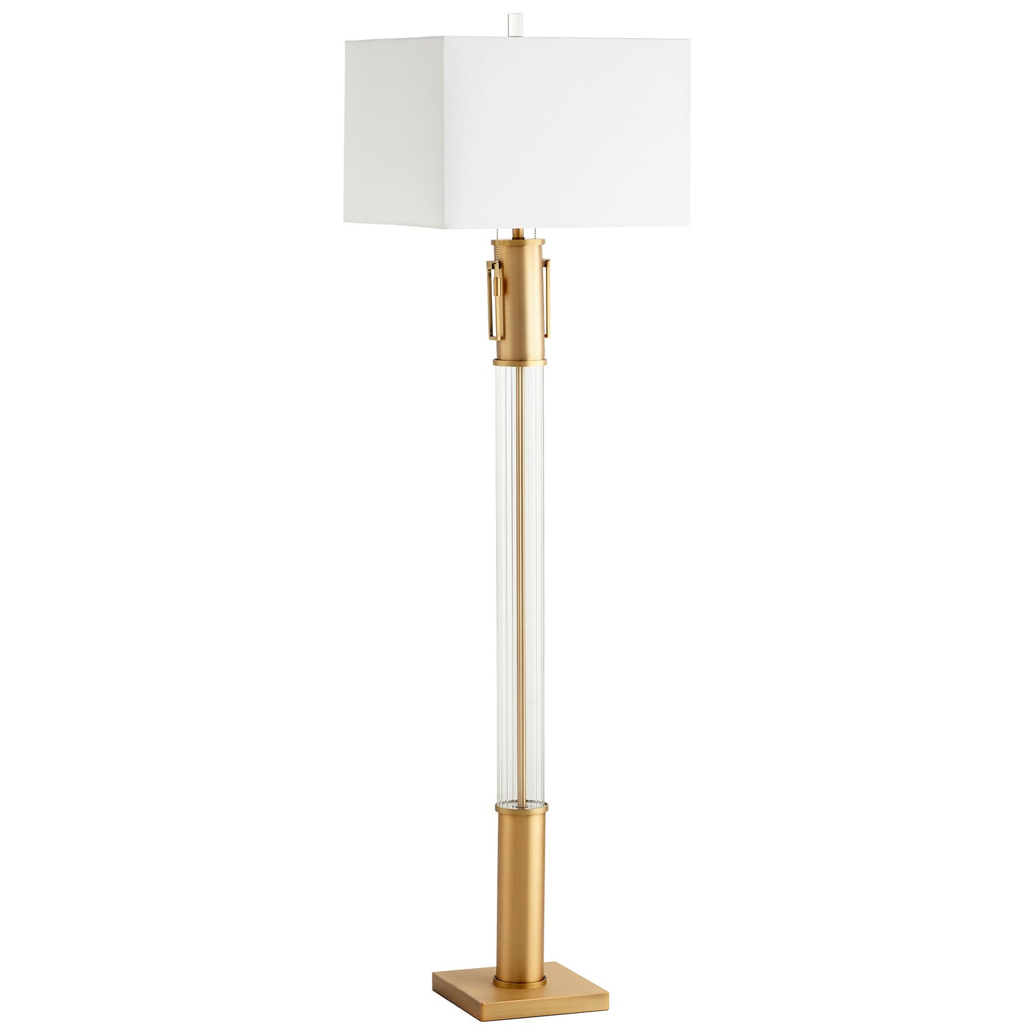 Cyan Design 10546 Palazzo Floor Lamp - Aged Brass