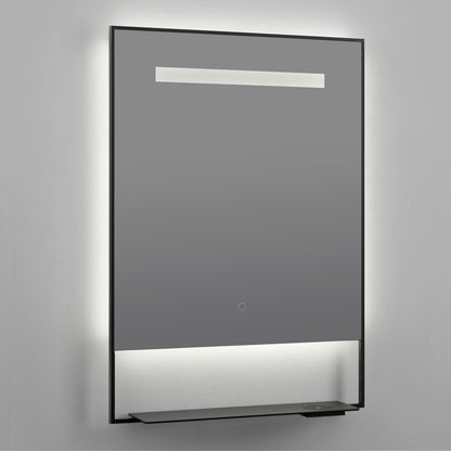 Oxygen Castore 3-0901-15 Lighted LED Mirror 20 Inch x 32 inch - Black