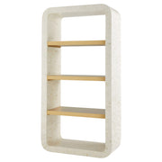 Cyan Design Cascada 12224 Etagere Designed by Seth Vaughn - Natural Bone, Brass