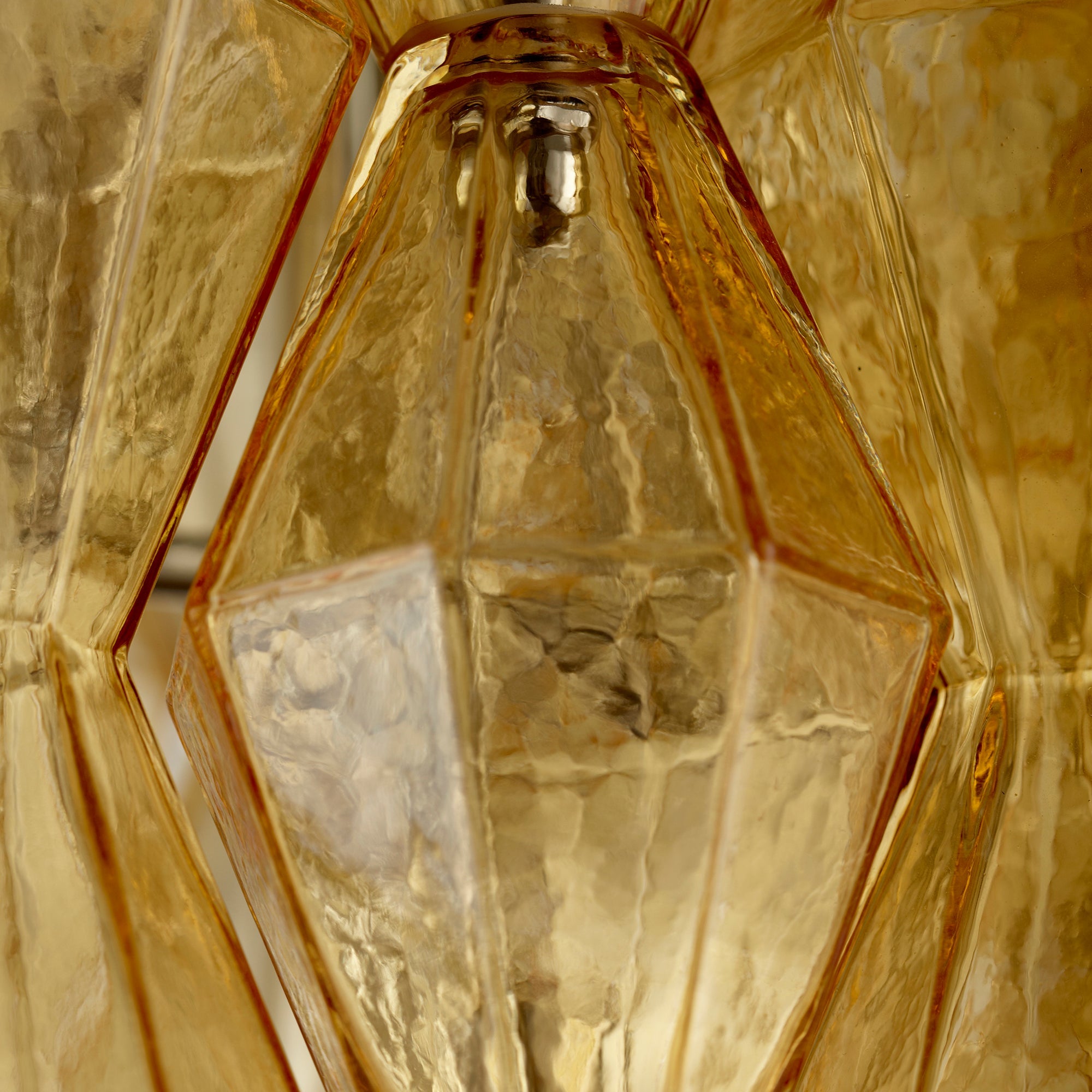 Cyan Design BOHO 05033 Pendant Light 4-Light - Chrome, Amber Glass