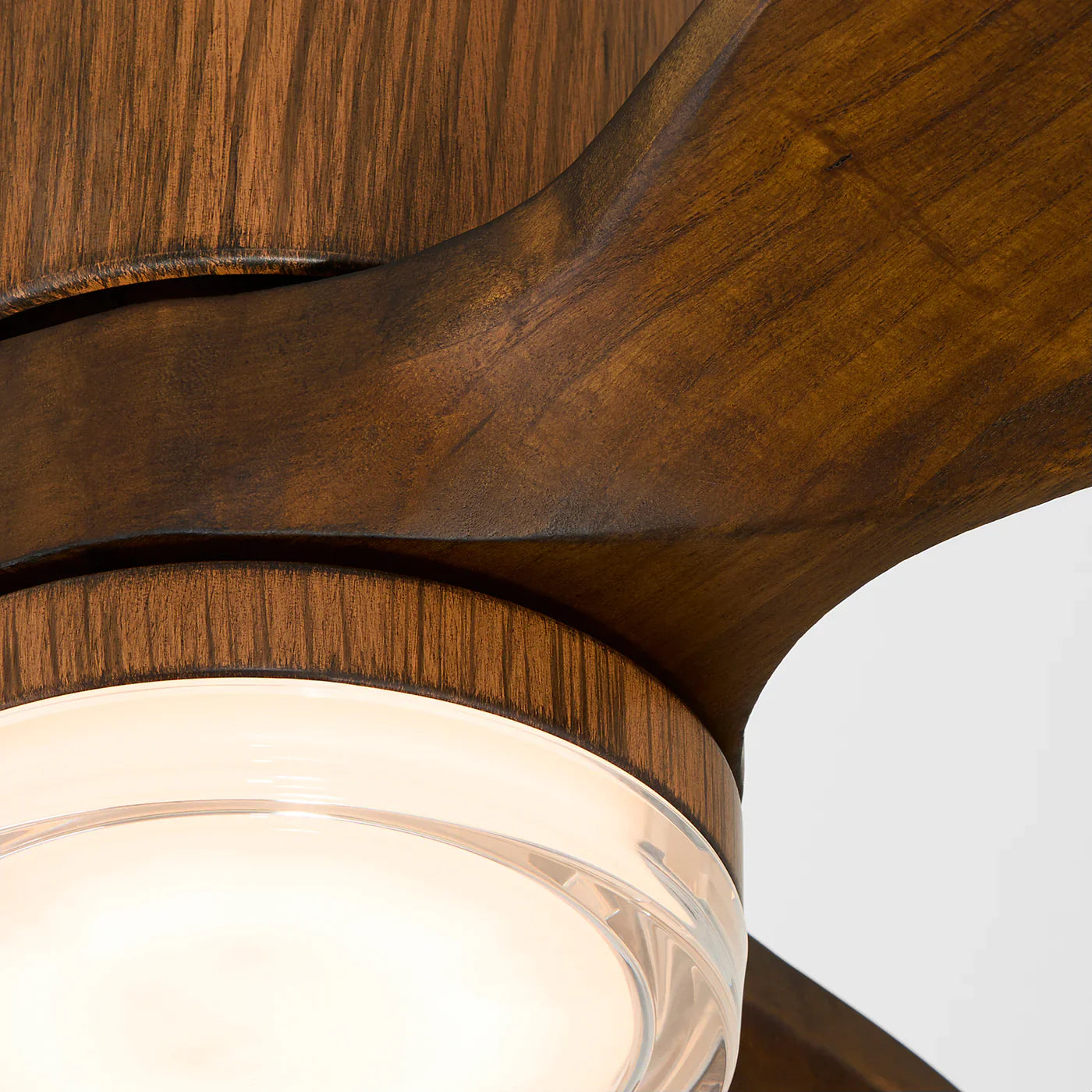 Cyan Design MISTRAL 11956 56 inch Ceiling Fan with LED Light - Walnut, Paulownia Wood Blades