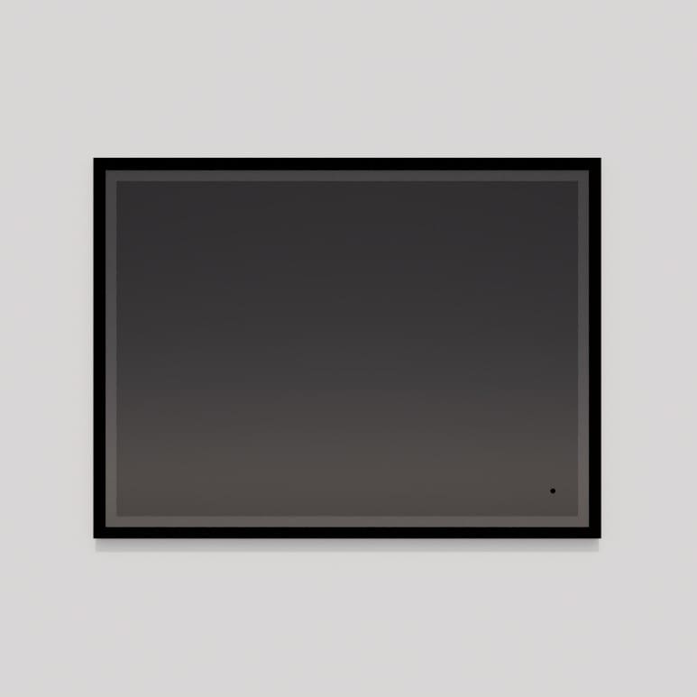 Oxygen Dusk 3-0803-15 Lighted LED Mirror 36 Inch x 36 Inch - Black