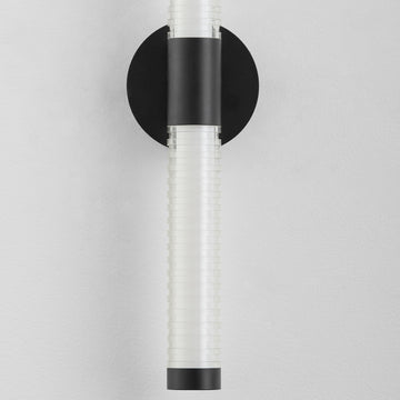 Oxygen Lighting VADEN 3-5214-15 LED Wall Sconce Light, 5CCT LED - Black Iron