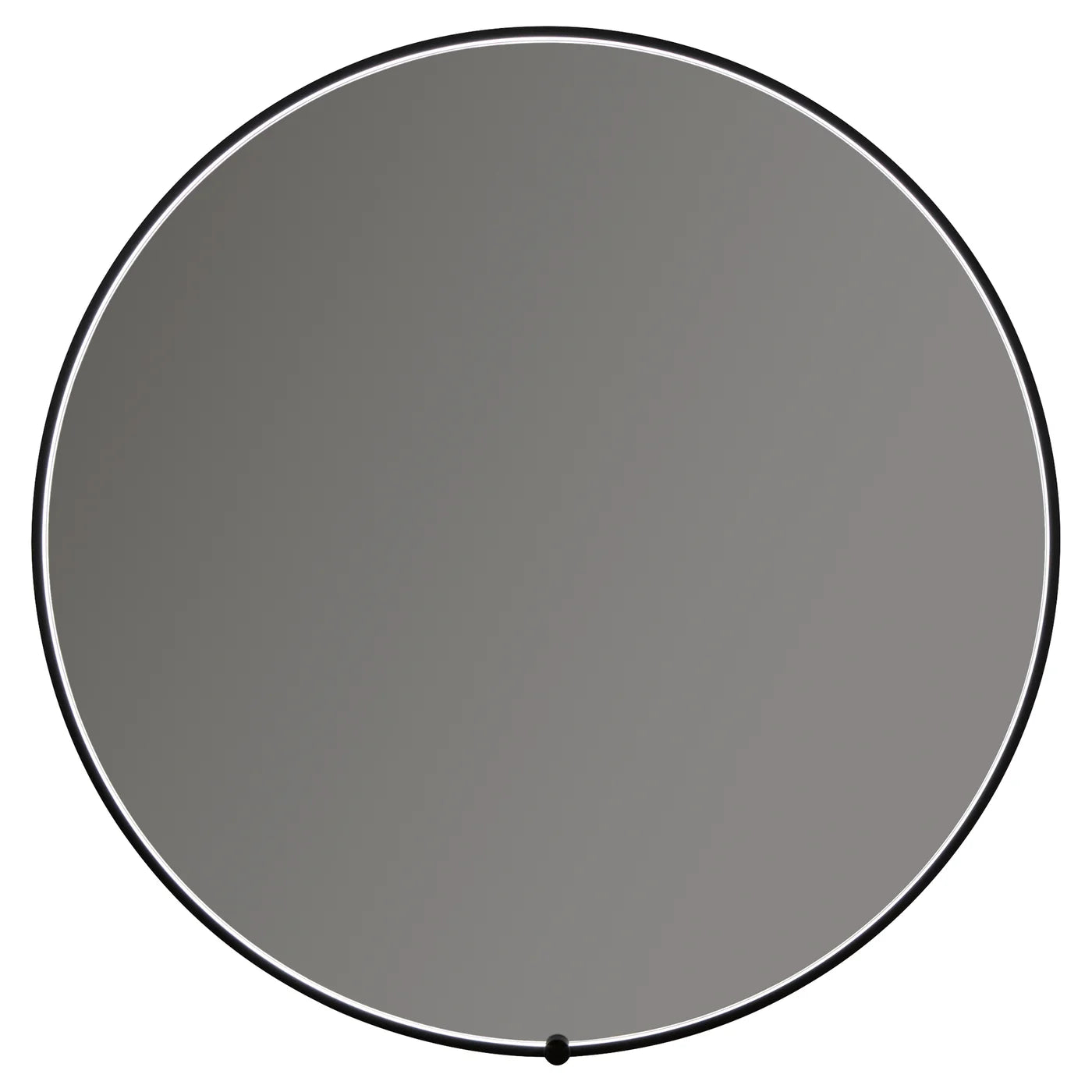 Vanita by Oxygen AVIOR 3-0203-15 Round Lighted LED Mirror 48 Inch - Black