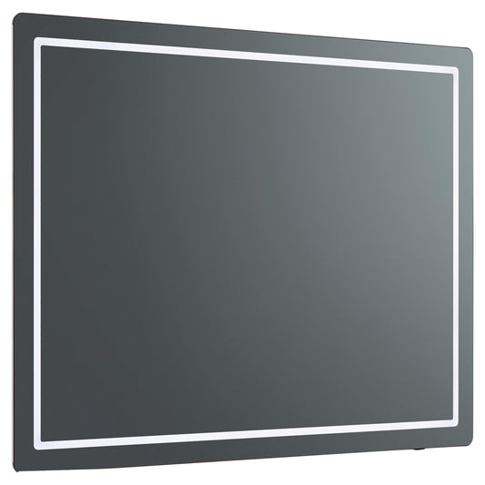 Oxygen COMPACT 3-0404-15 Lighted LED Mirror 48 Inch x 48 Inch - Black