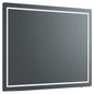 Oxygen COMPACT 3-0404-15 Lighted LED Mirror 48 Inch x 48 Inch - Black