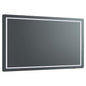 Oxygen COMPACT 3-0405-15 LED Lighted Mirror 60x42 Inch - Black