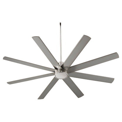 Oxygen COSMO 3-100-20 Large 70 Inch Ceiling Fan 6 Speed Reversible, Damp Rated - Polished Nickel