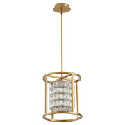 Oxygen Lighting ELAN 3-877-40 Pendant Light Fixture 12 inch CCT Selectable - Aged Brass