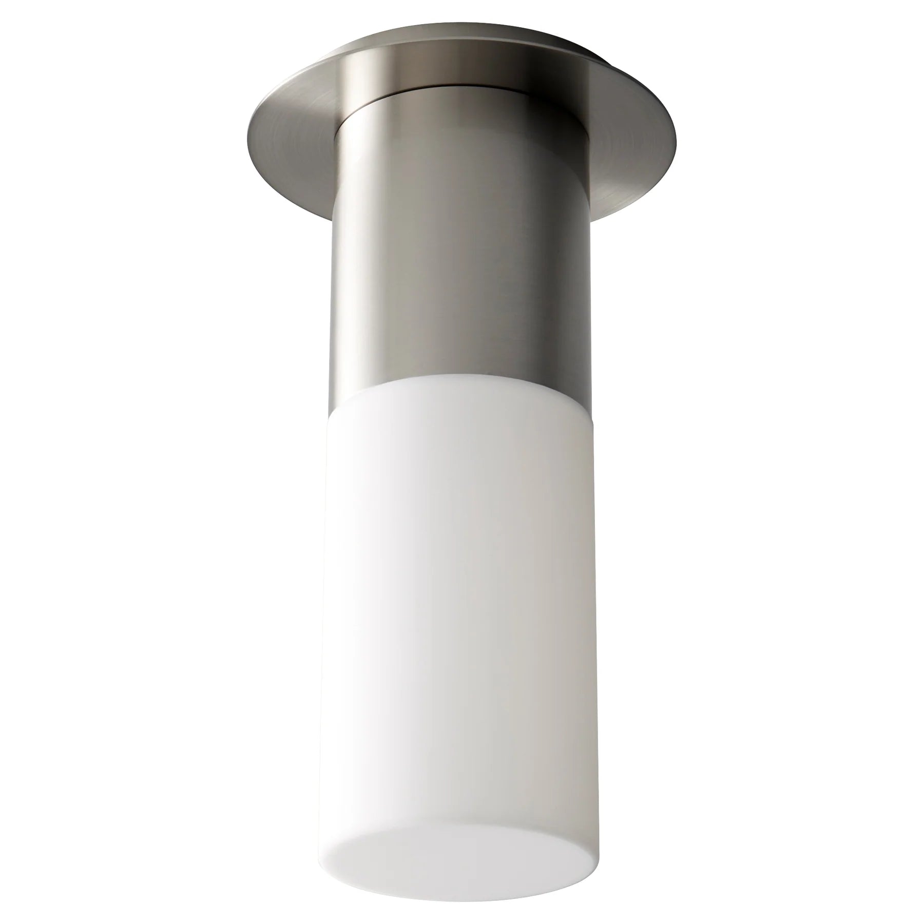 Oxygen Lighting 3-309-27224 PILAR Ceiling Mount Light, 2700K, UL Damp Rated - Satin Nickel