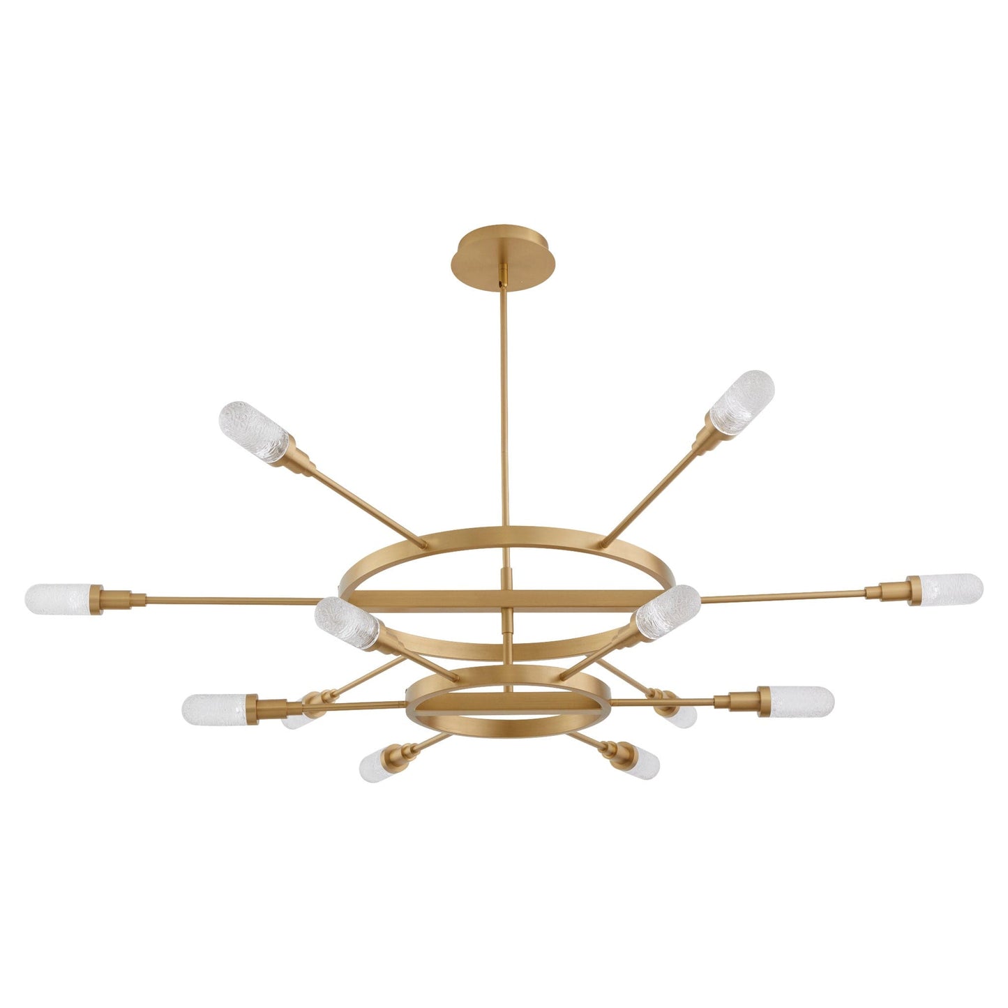 Oxygen Lighting SPERANO 3-6119-40 Gold Vintage Chandelier 60 inch - Aged Brass