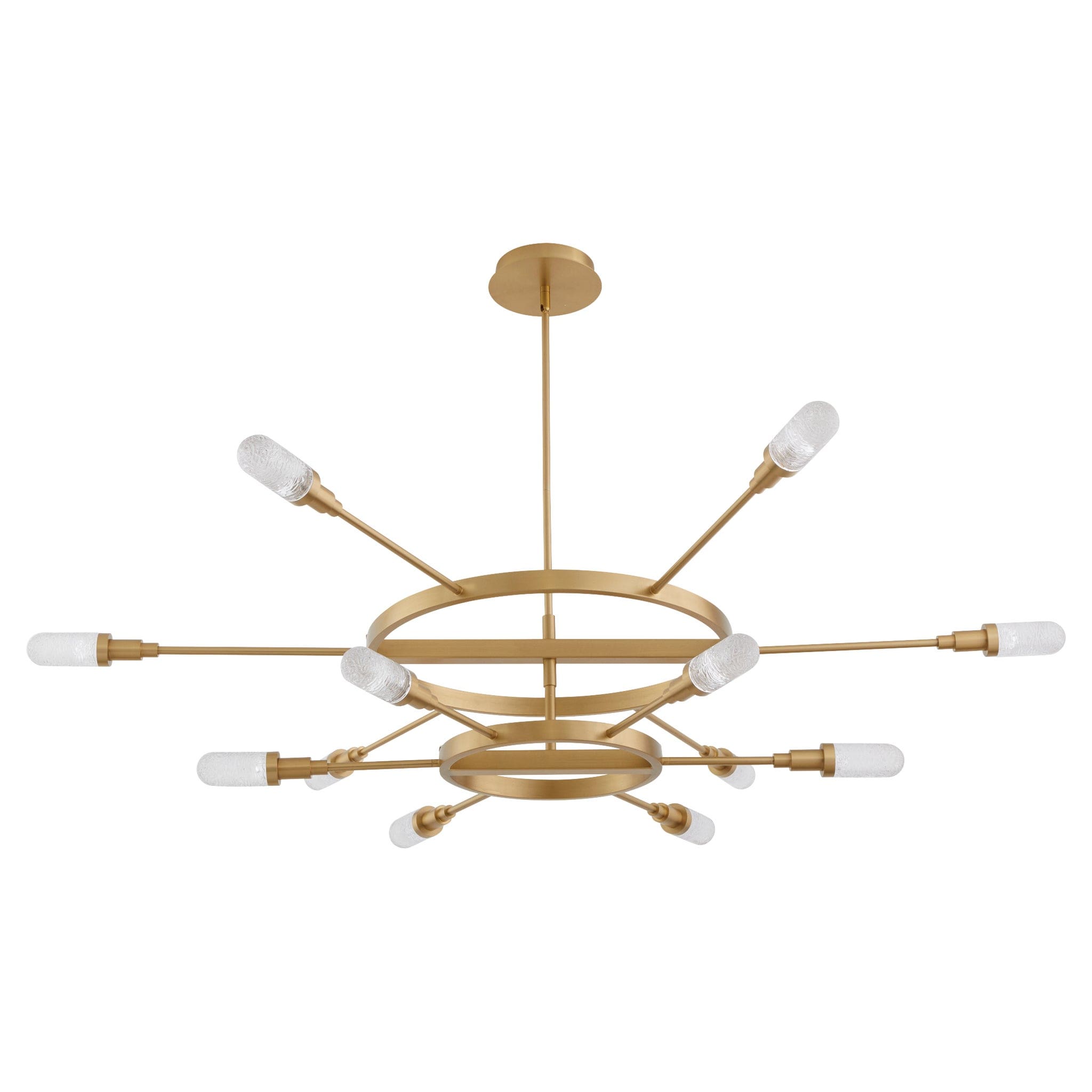 Oxygen Lighting SPERANO 3-6119-40 Gold Vintage Chandelier 60 inch - Aged Brass