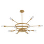 Oxygen Lighting SPERANO 3-6119-40 Gold Vintage Chandelier 60 inch - Aged Brass