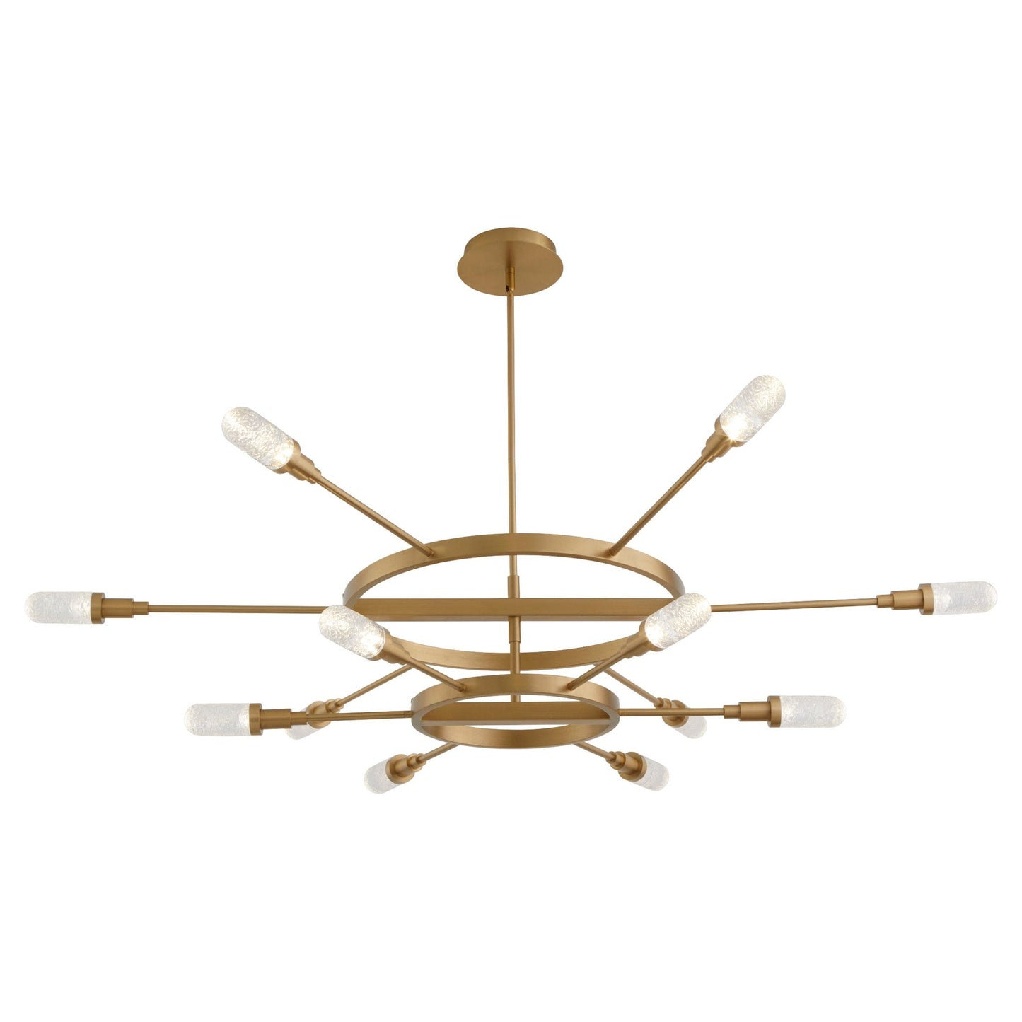 Oxygen Lighting SPERANO 3-6119-40 Gold Vintage Chandelier 60 inch - Aged Brass