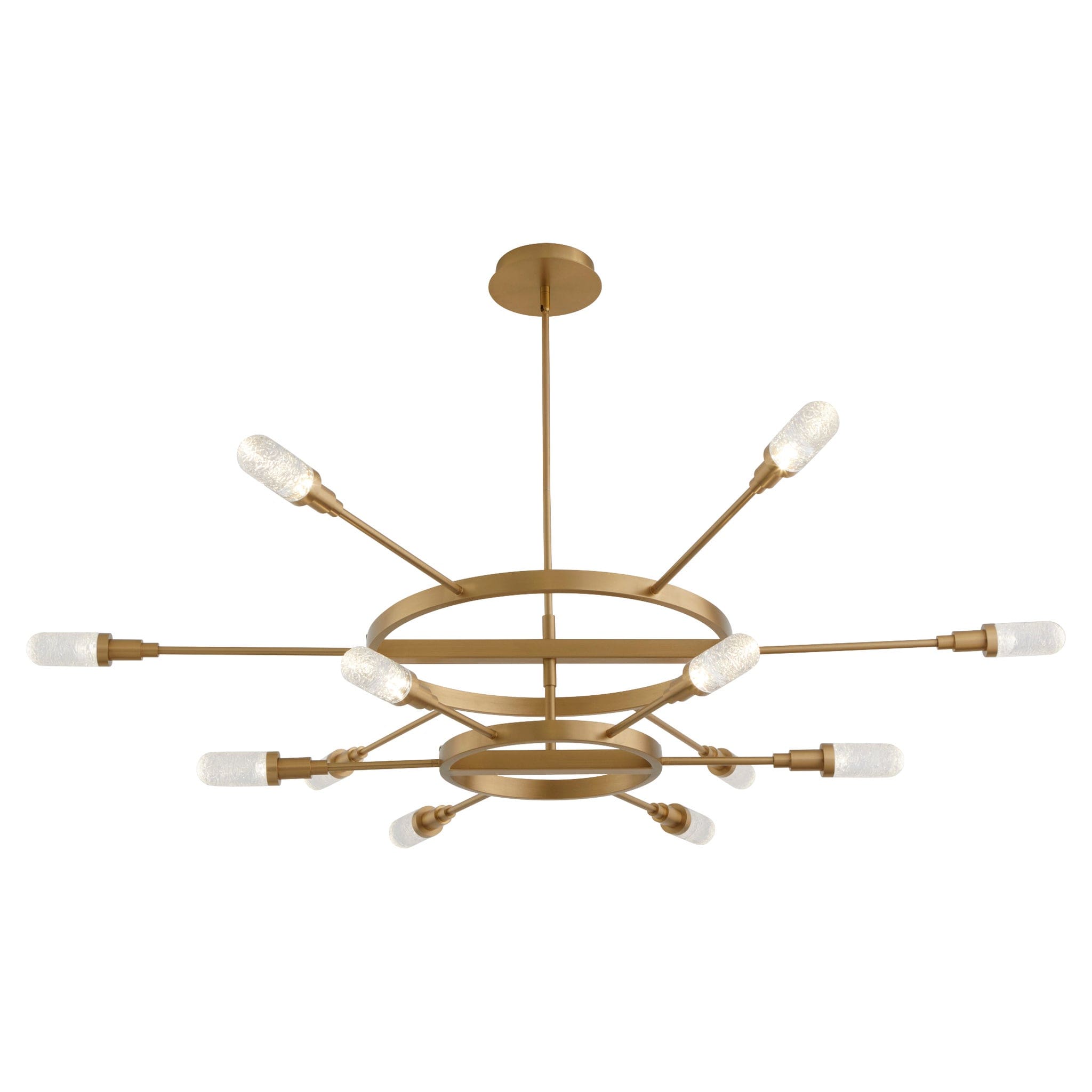 Oxygen Lighting SPERANO 3-6119-40 Gold Vintage Chandelier 60 inch - Aged Brass
