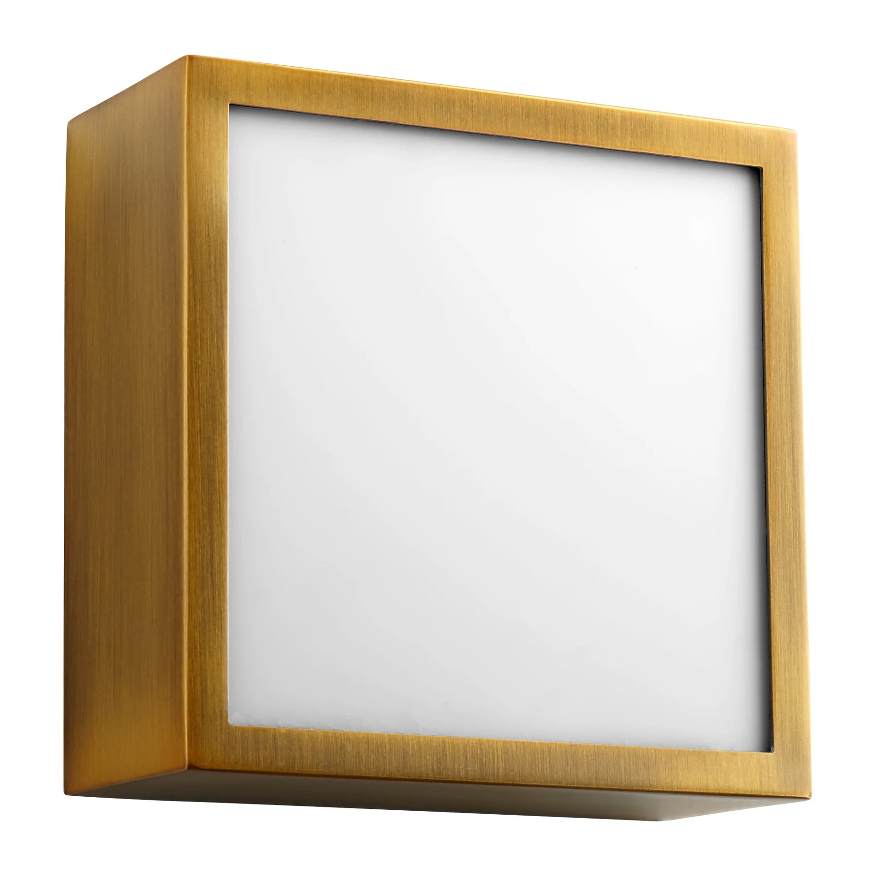 Oxygen Lighting 3-610-4040 Wall, Ceiling Mount Light, 4000K, UL Damp Rated - Aged Brass