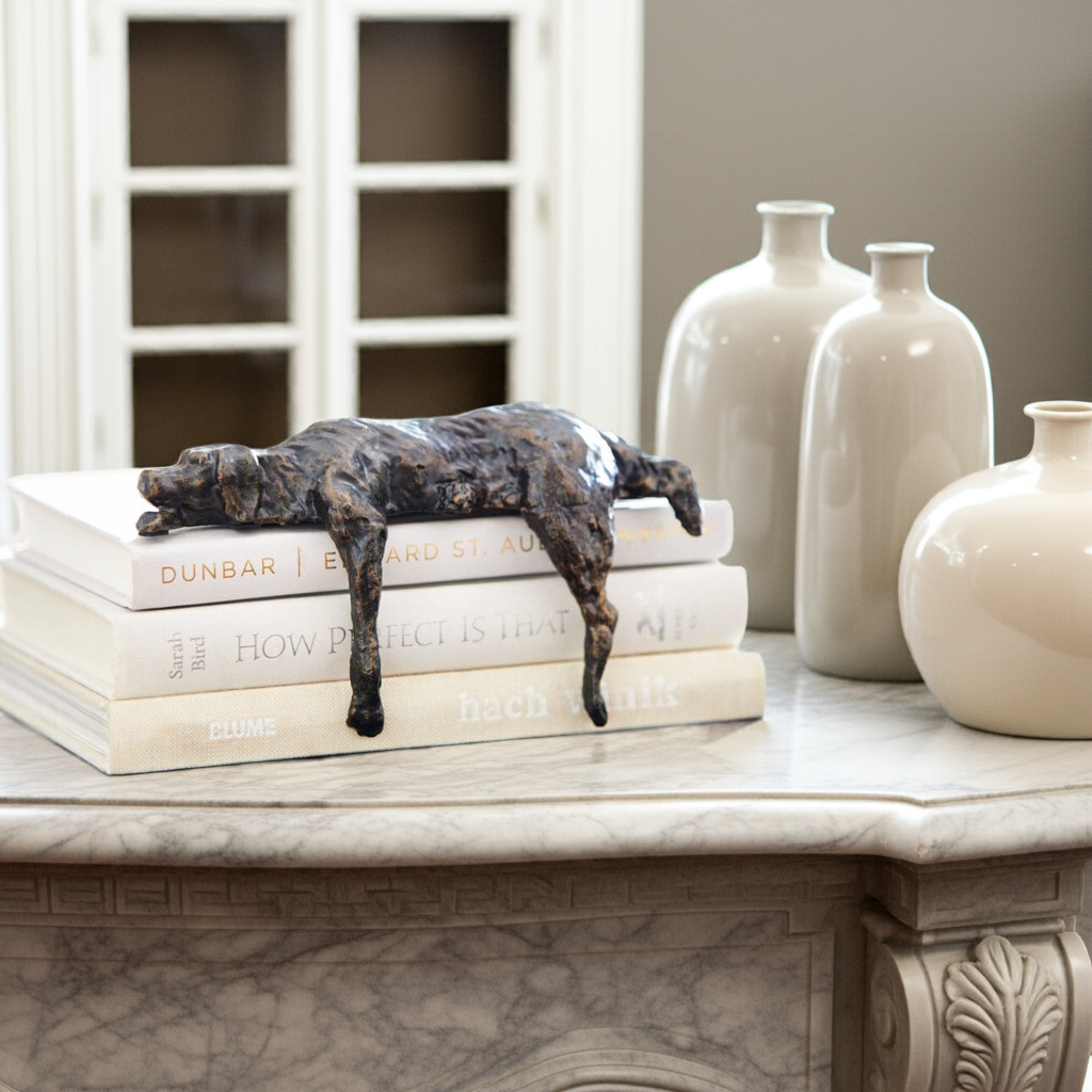 Lazy Dog Sculpture by Cyan Design 06234 - Bronze