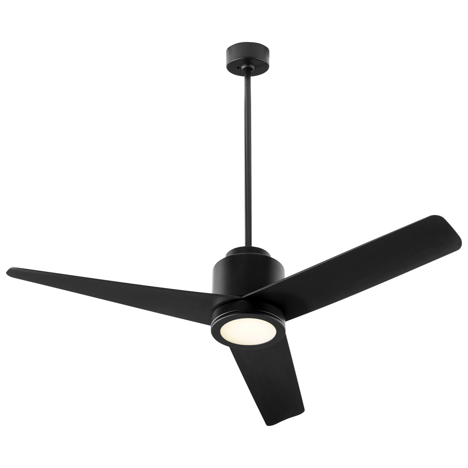 Oxygen ADORA Indoor or Outdoor Downrod Ceiling Fan, 52 Inch Blade Span, Wet Rated – Black, Satin Nickel, or White