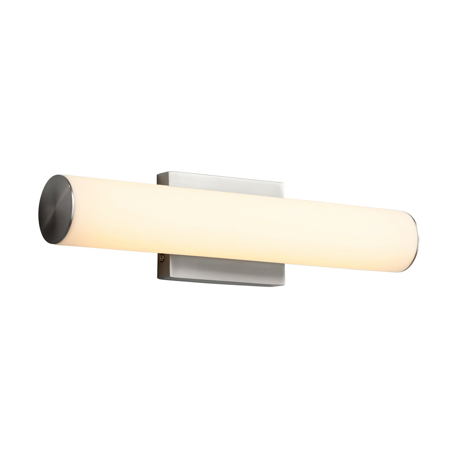 Oxygen Fugit 3-5011-24 Vanity LED Light 18 Inch Matte White  Acrylic Lens 3000K - Satin Nickel