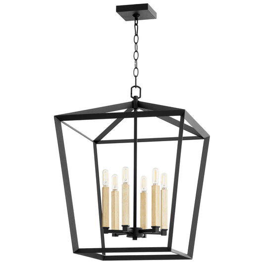 Cyan Design 10376 Hyperion Chandelier - 6-Light - Black - Large