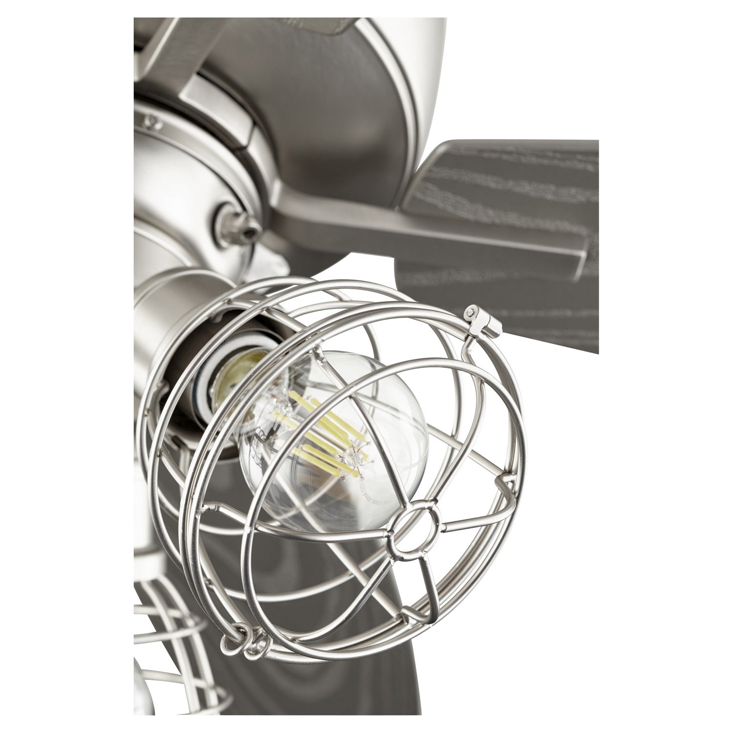 Quorum Breeze Patio 17052-65 Patio Fan - Satin Nickel